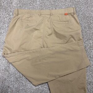 Nike Dri-Fit Golf Chino Pants Men 40x30 Tan Straight Fit Stretch Casual